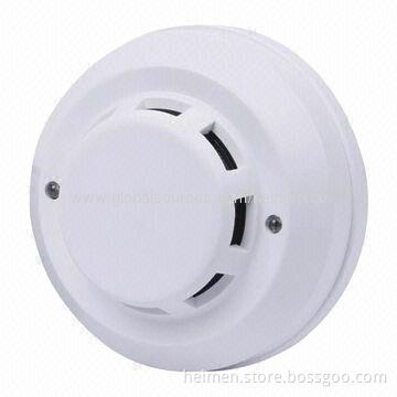 Classic Design 9-35V DC 2-wire Non-polarity Optical Smoke Alarm Detector with Relay Output, 104*53mm